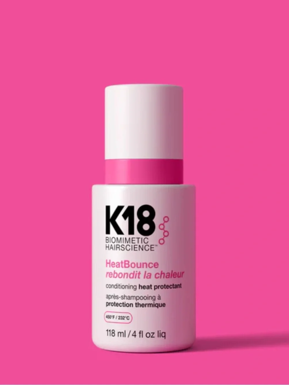 K18 HeatBounce Conditioning Heat Protectant Full Size 4 fl oz / 118ml